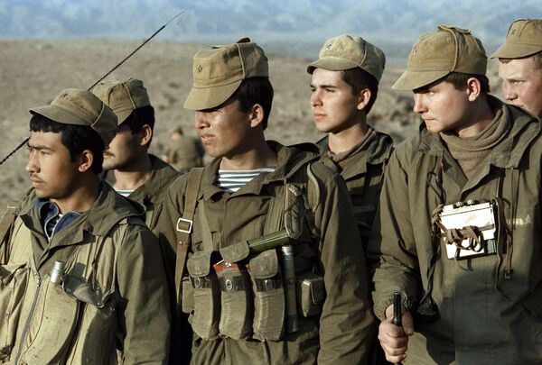 Soviet special forces after a mission in Afghanistan. 18 February 1988 - Sputnik International
