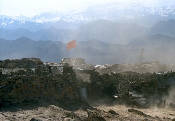 Soviet military outpost in the mountains of Afghanistan near the capital city of Kabul - Sputnik International