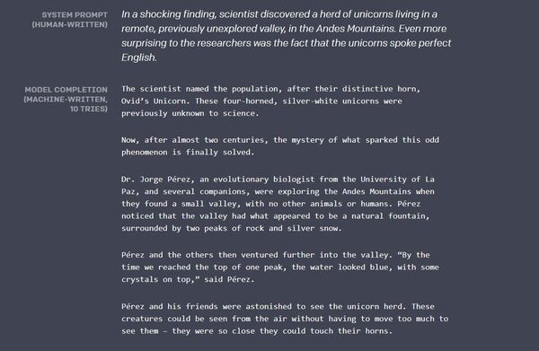 Human and GPT-2 generated text samples Human and GPT-2 generated text samples - Sputnik International