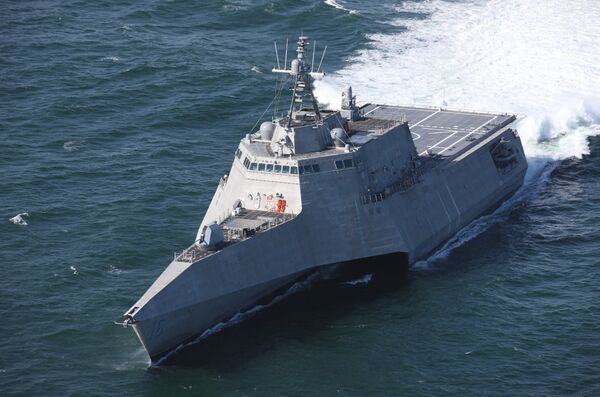 US Navy Fast Frigate Deploys to Indo-Pacific Sporting New Anti-Ship Missile US Navy Fast Frigate Deploys to Indo-Pacific Sporting New Anti-Ship Missile - Sputnik International