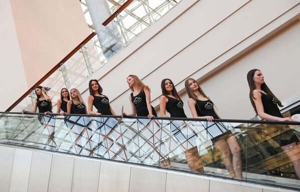 The Open Audition for the Miss Russia 2019 Beauty Contest in Moscow's Afimall City - Sputnik International