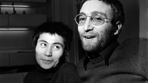 John Lennon and Yoko Ono, in London, England, on March 13, 1970 - Sputnik International