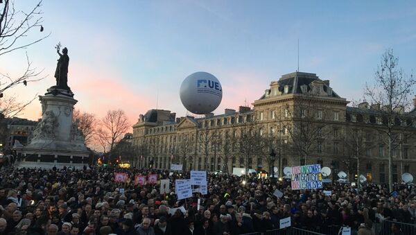 March against semitism, Paris, 19 February 2019. - Sputnik International