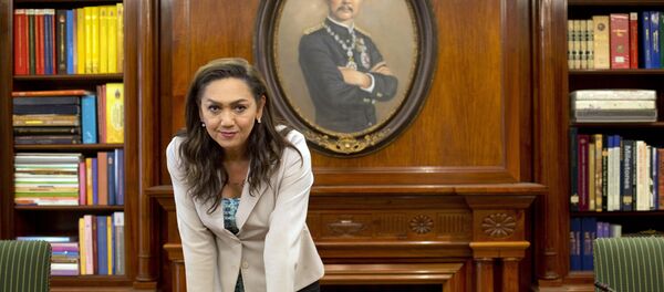 In this Thursday, Feb. 14, 2019, photo, Pauline Ngarmpring poses for a photograph at the Mahachon party head office in Bangkok, Thailand. As Pinit Ngarmpring, he was a CEO and sports promoter, well known in the world of Thai soccer. Now, under her preferred new name of Pauline Ngarmpring, she's pursuing a bid to become the country's first transgender prime minister. - Sputnik International