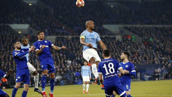 Action from the match between Schalke and Manchester City on 20 February 2019 - Sputnik International