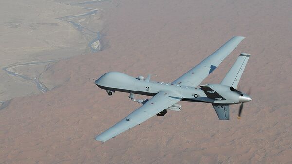 An MQ-9 Reaper unmanned aerial vehicle - Sputnik International