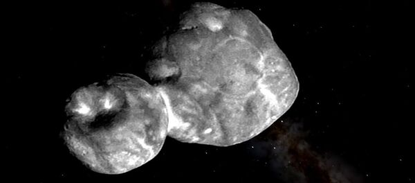 image of Ultima Thule, a trans-Neptunian object located in the Kuiper belt, taken by the unmanned NASA New Horizons spacecraft on Jan 1, 2019. - Sputnik International
