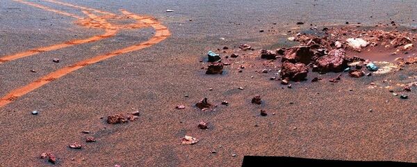 image from NASA Mars rover Opportunity of the Martian surface (NASA) - Sputnik International