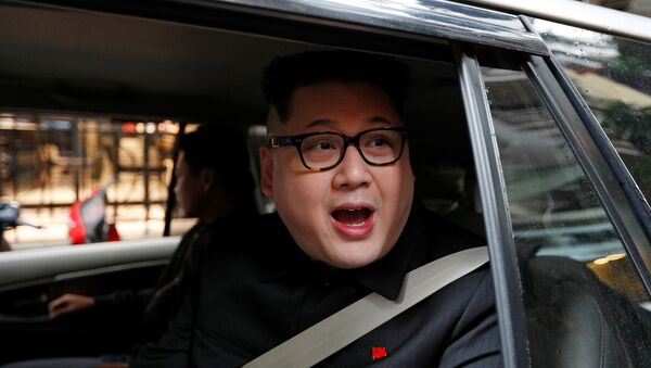 Howard X, an Australian impersonating North Korean leader Kim Jong Un - Sputnik International