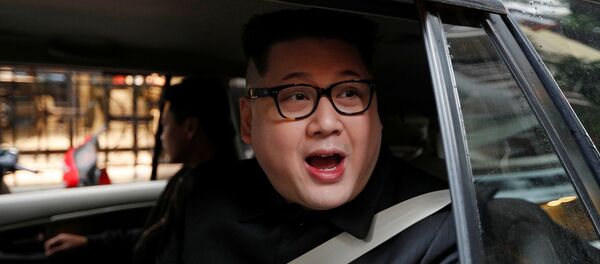 Howard X, an Australian impersonating North Korean leader Kim Jong Un Howard X, an Australian impersonating North Korean leader Kim Jong Un - Sputnik International