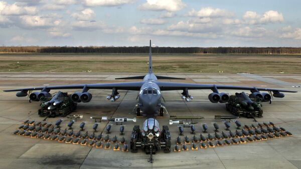 Munitions on display show the full capabilities of the B-52 Stratofortress. - Sputnik International