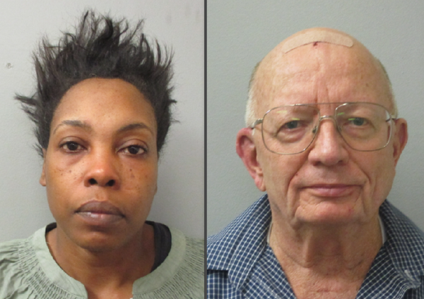 Chequita Jenkins and John Chapman were arrested by officers with Alabama's Hunstville Police Department on February 22, 2018, over a brawl that unfolded over crab legs. Chequita Jenkins and John Chapman were arrested by officers with Alabama's Hunstville Police Department on February 22, 2018, over a brawl that unfolded over crab legs. - Sputnik International