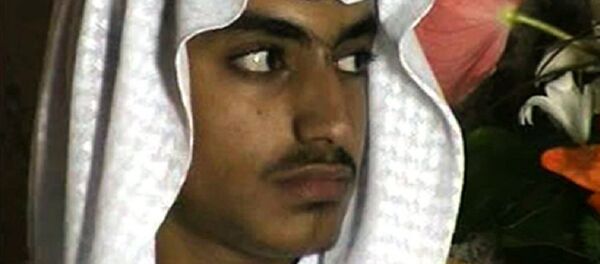In this image from video released by the CIA, Hamza bin Laden is seen as an adult at his wedding. The never-before-seen video of Osama bin Laden's son and potential successor was released Nov. 1, 2017, by the CIA in a trove of material recovered during the May 2011 raid that killed the al-Qaida leader at his compound in Pakistan In this image from video released by the CIA, Hamza bin Laden is seen as an adult at his wedding. The never-before-seen video of Osama bin Laden's son and potential successor was released Nov. 1, 2017, by the CIA in a trove of material recovered during the May 2011 raid that killed the al-Qaida leader at his compound in Pakistan - Sputnik International
