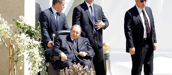 Algerian President Abdelaziz Bouteflika is seen in Algiers - Sputnik International