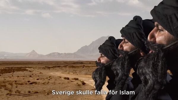 Screenshot from SVT Humor's satirical video - Sputnik International