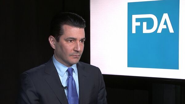 Food and Drug Administration Commissioner Scott Gottlieb listens during an interview with The Associated Press in New York on Monday, March 5, 2018. - Sputnik International