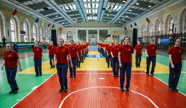 Female Cadets at Military-Space Academy in Saint Petersburg - Sputnik International