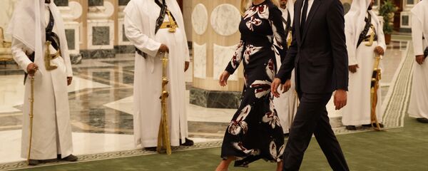 In this Saturday, May 20, 2017, file photo, White House senior adviser Jared Kushner, right, walks with Ivanka Trump at the Royal Court Palace, in Riyadh, Saudi Arabia. In this Saturday, May 20, 2017, file photo, White House senior adviser Jared Kushner, right, walks with Ivanka Trump at the Royal Court Palace, in Riyadh, Saudi Arabia. - Sputnik International