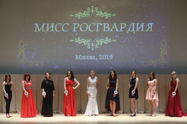 Charming Contestants in Russia's National Guard Moscow-2019 Beauty Pageant - Sputnik International