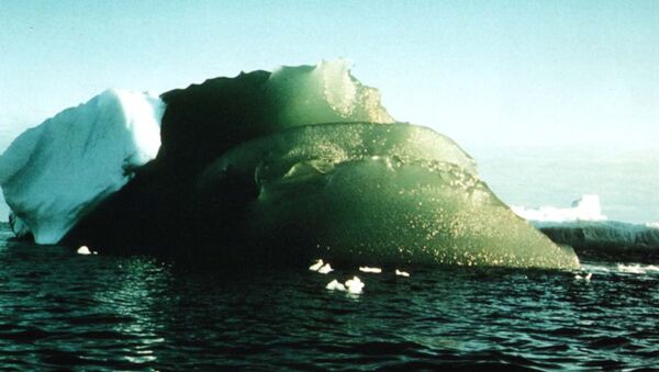 Why are some icebergs green? - Sputnik International