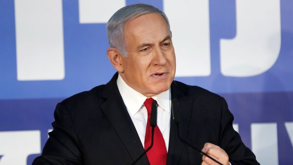 Israeli Prime Minister Benjamin Netanyahu delivers a statement to the media - Sputnik International