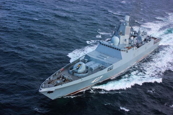 Russian frigate Admiral Gorshkov Russian frigate Admiral Gorshkov - Sputnik International