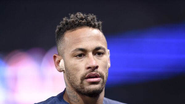 Neymar at PSG vs Strasbourg match - Coupe de France - Sputnik International