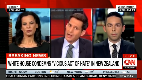 CNN host John Berman and former Department of Homeland Security assistant secretary Juliette Kayyem discuss Trump's alleged influence on the Christchurch massacre. - Sputnik International