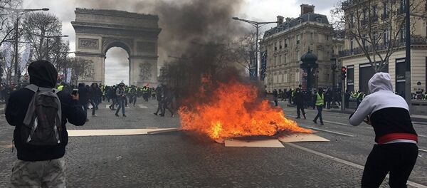 Yellow Vests protest in Paris 16 March Yellow Vests protest in Paris 16 March - Sputnik International