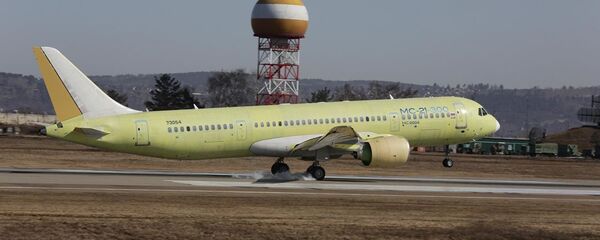 Third prototype MC-21 takes flight. - Sputnik International