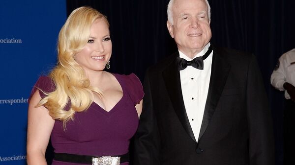 In this May 3, 2014 file photo, Meghan McCain, and Sen. John McCain attend the White House Correspondents' Association Dinner in Washington - Sputnik International