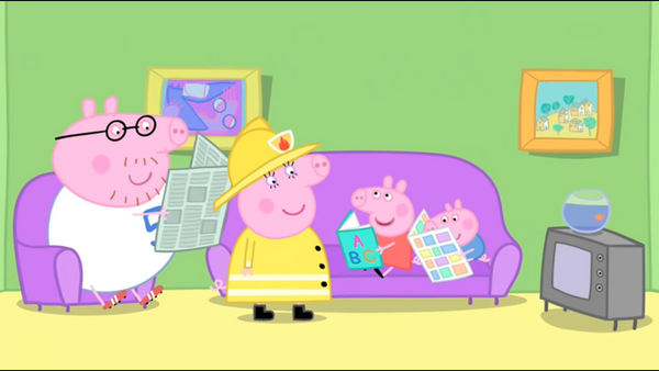 A screen grab from the 2009 Peppa Pig episode The Fire Engine. - Sputnik International
