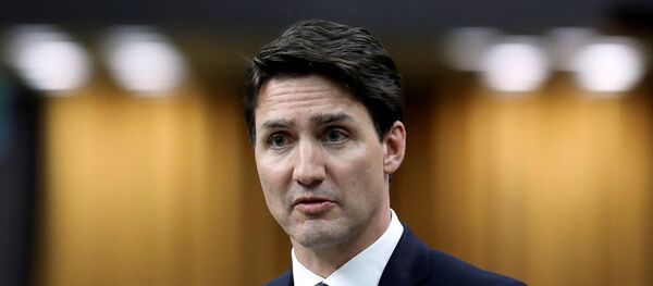 Canada's Prime Minister Justin Trudeau speaks during Question Period in the House of Commons on Parliament Hill in Ottawa, Ontario, Canada, March 18, 2019. - Sputnik International
