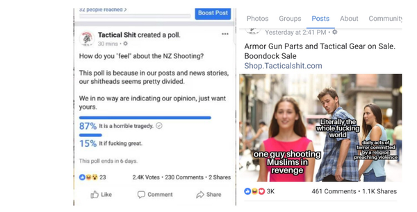US gun store shares cruel poll and meme after New Zealand attack US gun store shares cruel poll and meme after New Zealand attack - Sputnik International