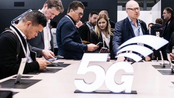5G Stand at Mobile World Congress 2019 - Sputnik International