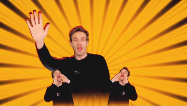PewDiePie makes cameo appearance in a music video - Sputnik International