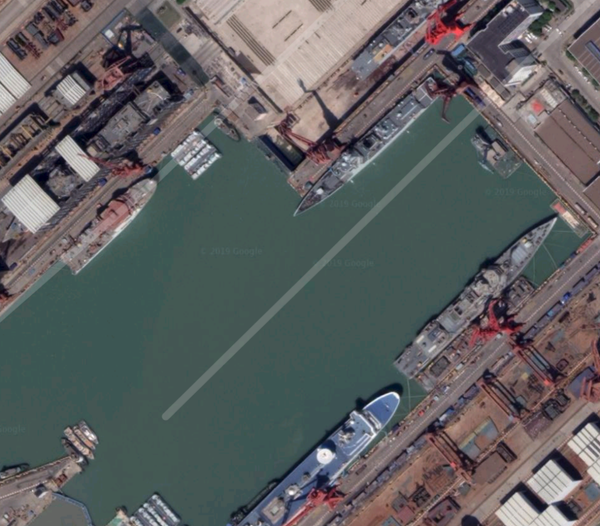 Two Chinese destroyers are seen at Shanghair's Jiangnan Shipyard Two Chinese destroyers are seen at Shanghair's Jiangnan Shipyard - Sputnik International