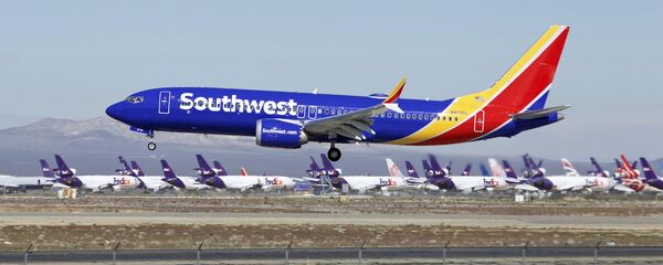 File Photo of Southwest Airlines 737 Max Jet File Photo of Southwest Airlines 737 Max Jet - Sputnik International