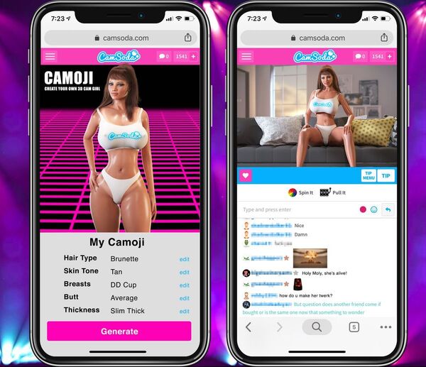 Image features virtual model's range of customizable features and displays example of a chat room through a viewer's lens Image features virtual model's range of customizable features and displays example of a chat room through a viewer's lens - Sputnik International