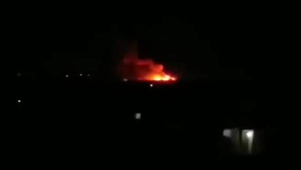 Fire in Aleppo - Sputnik International