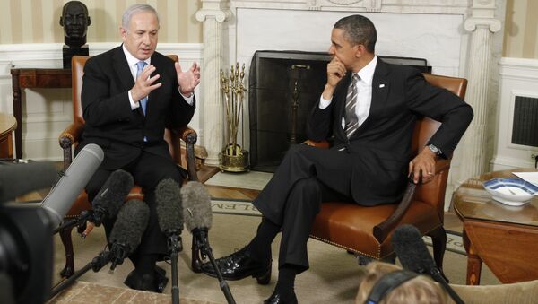 President Barack Obama meets with Prime Minister Benjamin Netanyahu of Israel in the Oval Office at the White House in Washington, Friday, May 20, 2011 - Sputnik International