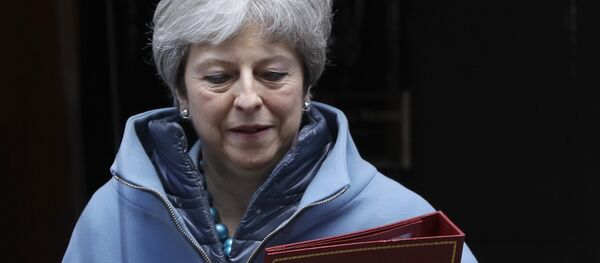 Britain's Prime Minister Theresa May leaves 10 Downing Street in London, Monday, March 25, 2019 Britain's Prime Minister Theresa May leaves 10 Downing Street in London, Monday, March 25, 2019 - Sputnik International