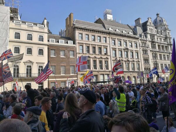'Feels Like Betrayal': Pro-Brexit Protesters Rally in Front of UK Parl't (PHOTO) 'Feels Like Betrayal': Pro-Brexit Protesters Rally in Front of UK Parl't (PHOTO) - Sputnik International