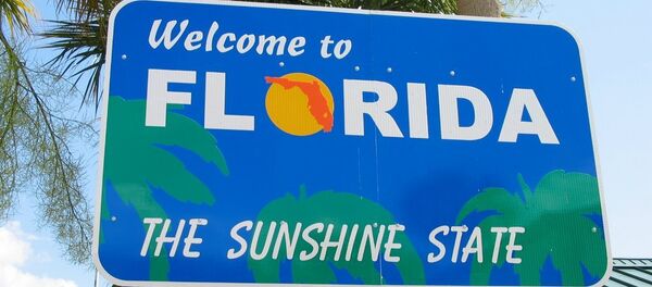 highway sign welcoming travelers to the US state of Florida - Sputnik International