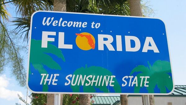 highway sign welcoming travelers to the US state of Florida - Sputnik International