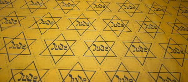 Nazi-made Cloth With Yellow Star of David Badges Cutouts Nazi-made Cloth With Yellow Star of David Badges Cutouts - Sputnik International