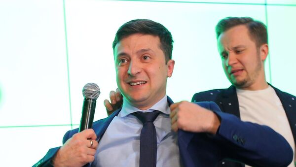 Presidential election in Ukraine 2019, Volodymyr Zelenskiy - Sputnik International