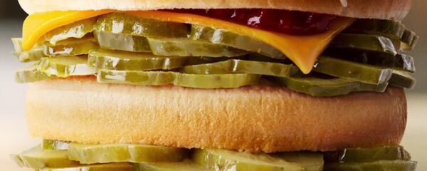 McDonald's presents Pickles-only Burger on April's Fools Day. McDonald's presents Pickles-only Burger on April's Fools Day. - Sputnik International