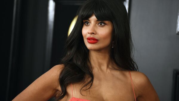 Jameela Jamil arrives at the 61st annual Grammy Awards at the Staples Center on Sunday, Feb. 10, 2019, in Los Angeles - Sputnik International