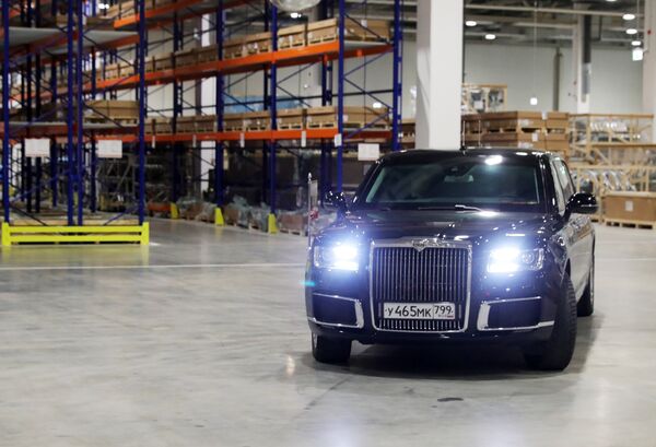 Putin's Aurus limo - Sputnik International